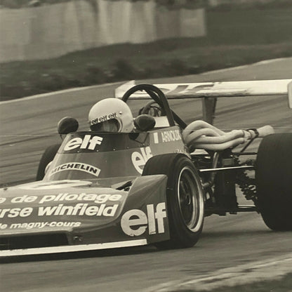 Vintage 1975 Formula 2 F2 Racing Photo Photograph Magny Cours Race Rene Arnoux