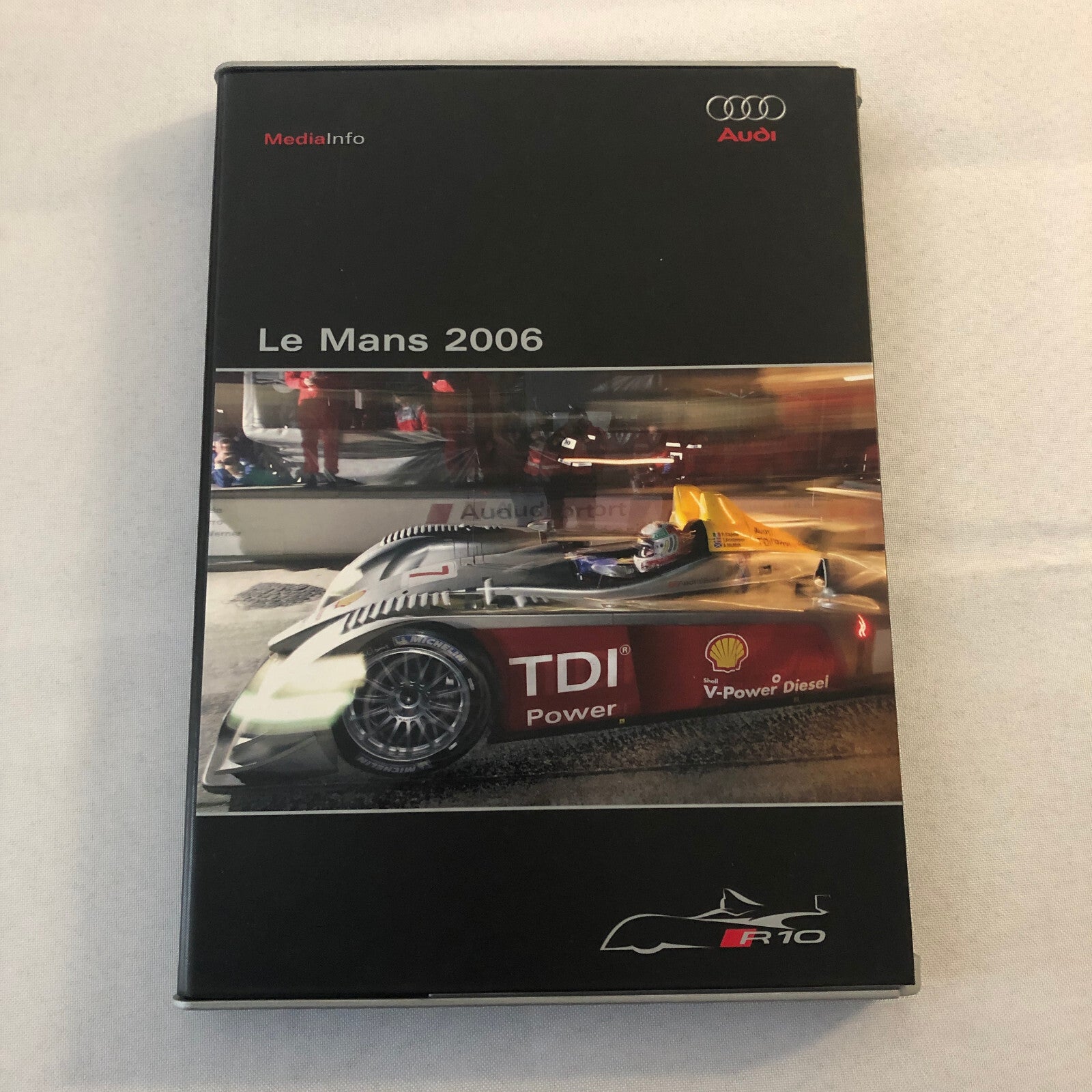 2006 Audi R10 24 Hours of LeMans Racing Car Press Kit Brochure Photo CD