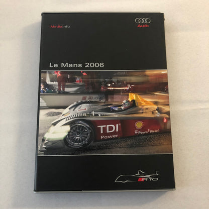2006 Audi R10 24 Hours of LeMans Racing Car Press Kit Brochure Photo CD
