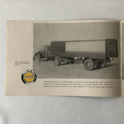 Vintage Dan Trailer and Truck Sales Brochure Catalog - DANISH Text 