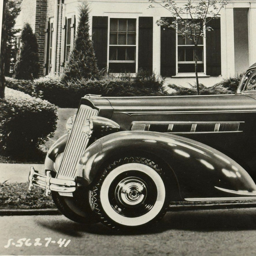 Vintage 1937 Packard Car Automobile Photo Photograph Modern Print