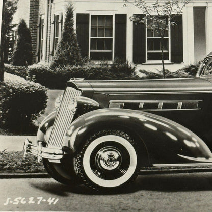Vintage 1937 Packard Car Automobile Photo Photograph Modern Print