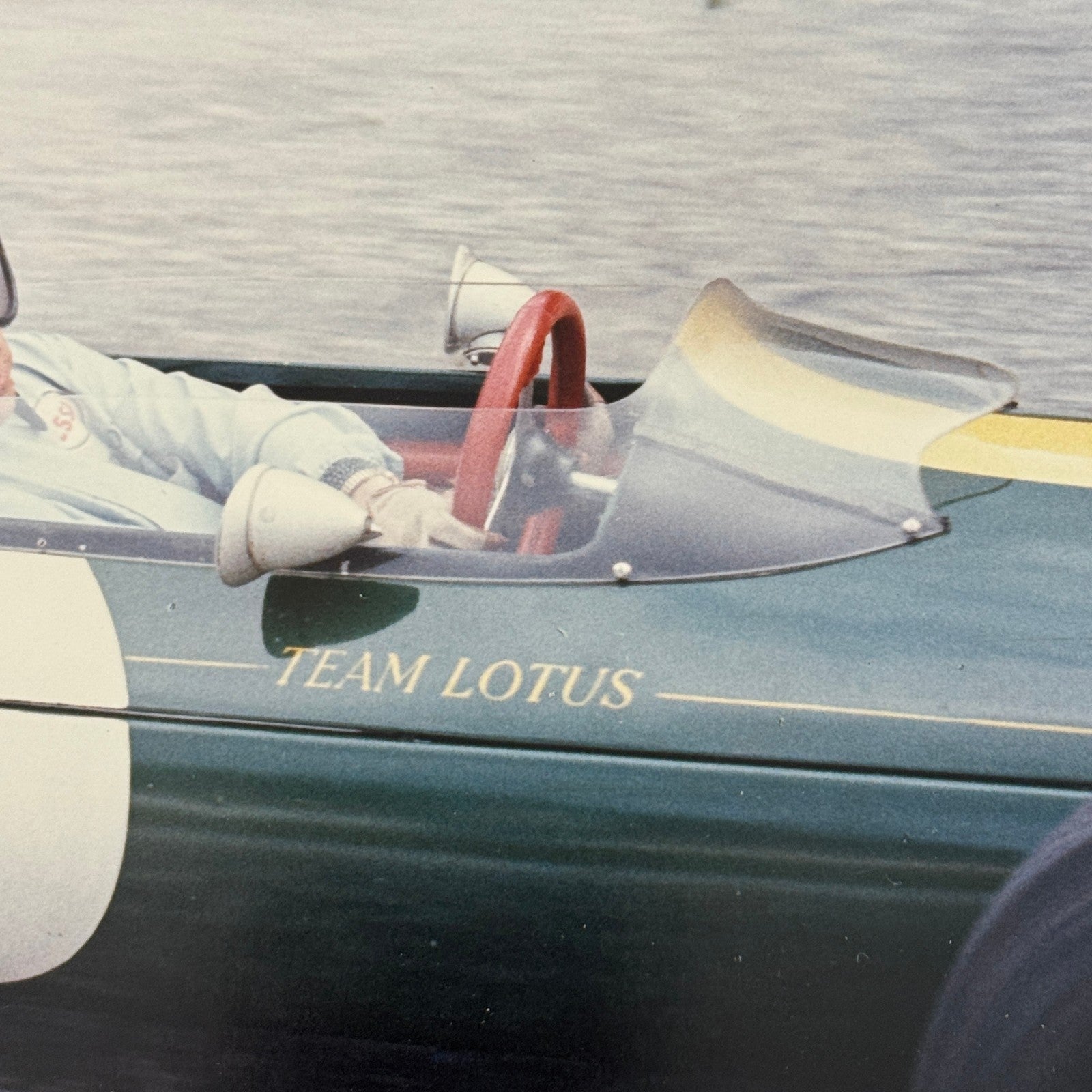 Vintage Lotus Racing Photo Photograph Modern Print