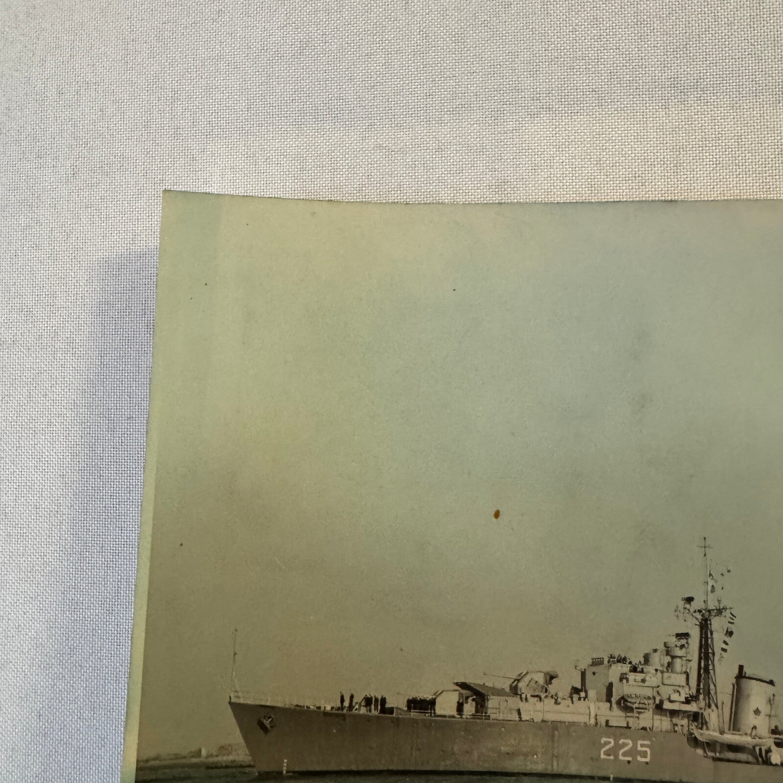 Vintage Canadian Navy Military Ship Boat Photo Photograph Print HMCS Sioux