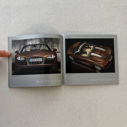 2009 Audi Factory Press Kit Photo CD Brochure Audi R8 Spyder S5 Sportback