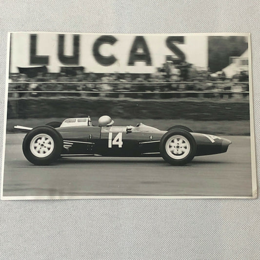 Vintage John Surtees Lola V8 Racing Car Photo Photograph Bernard CAHIER