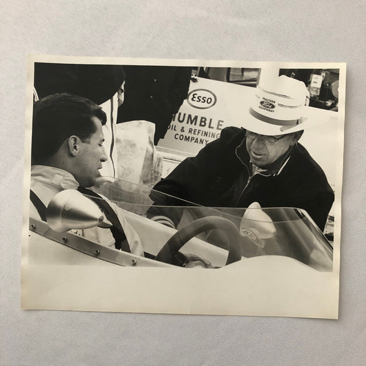 Mario Andretti Indianapolis Indy 500 Racing Photo Clint Brawner Mechanic 1967