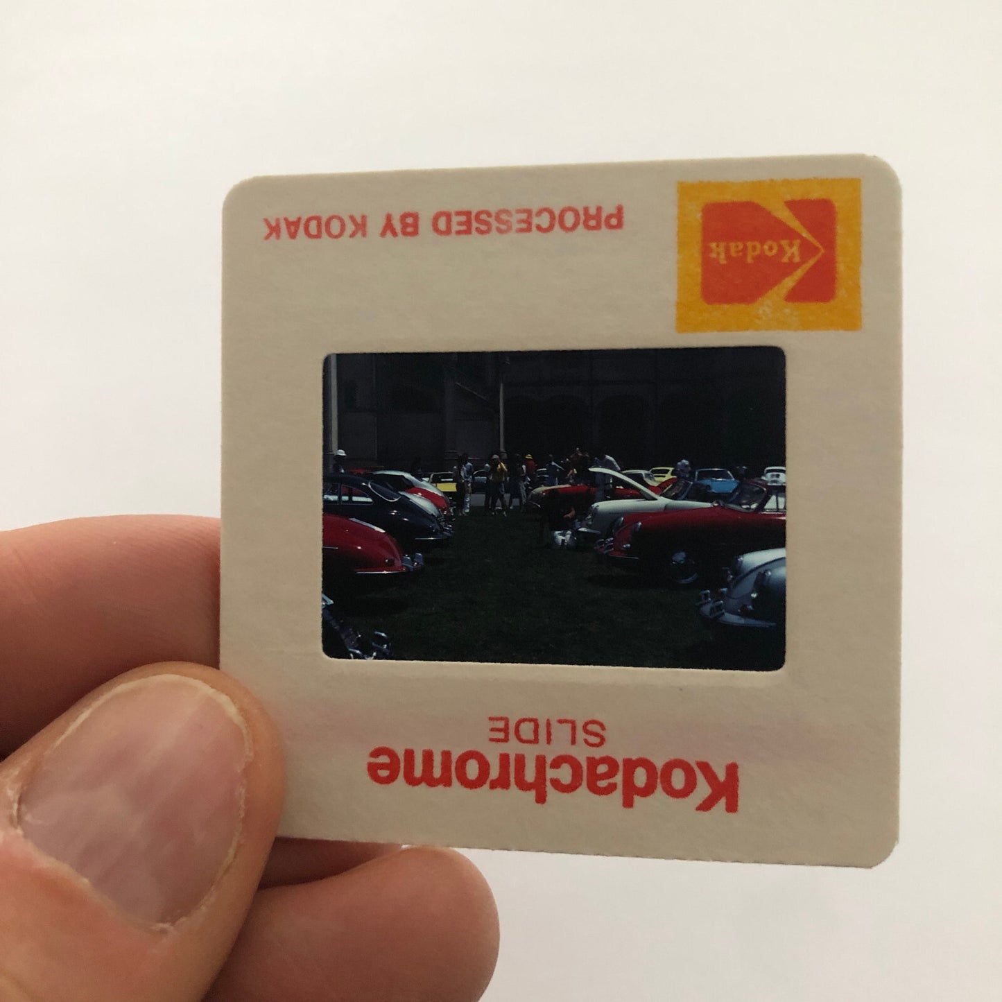 Porsche 356 Car Show 35mm Photo Slide Vintage 1981