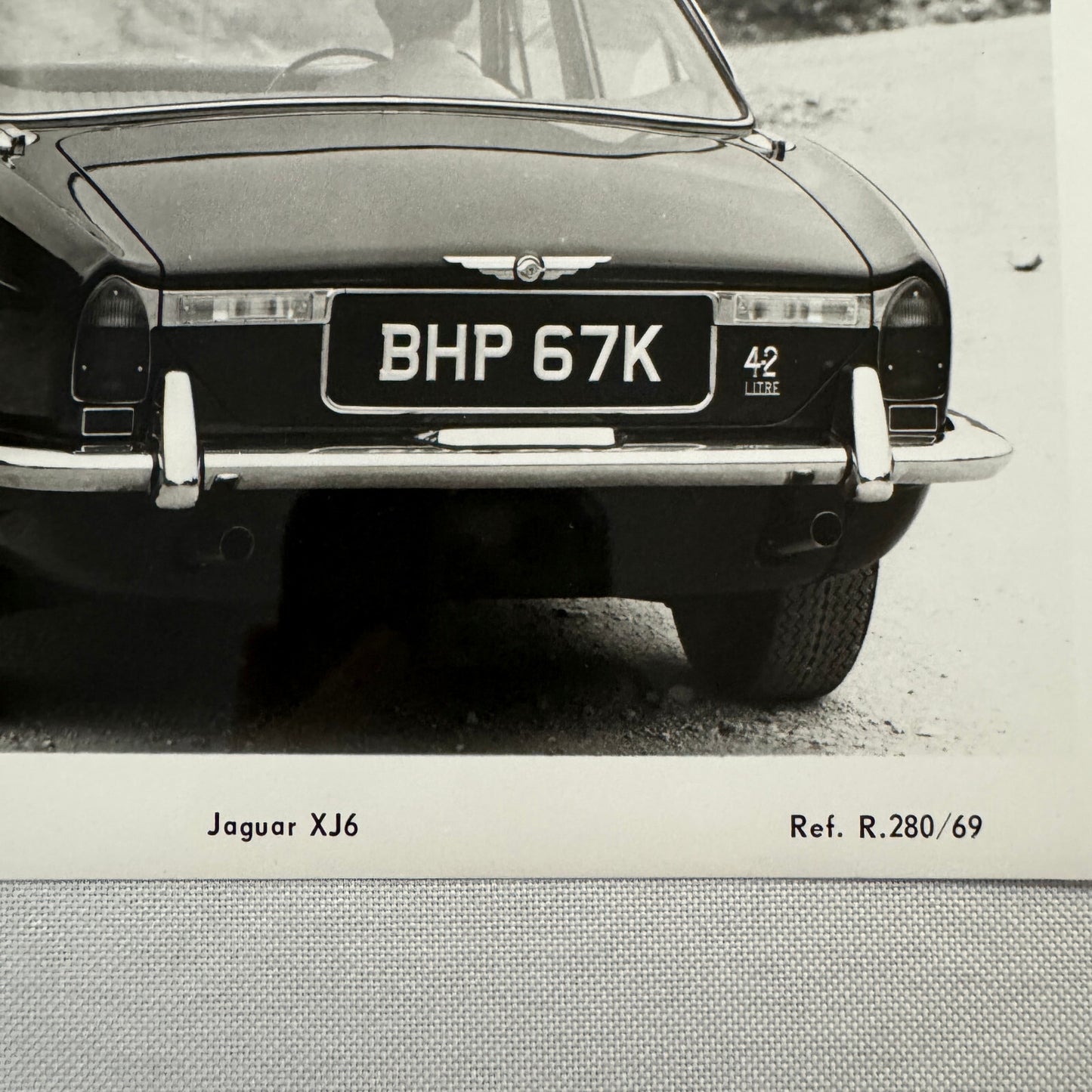 Jaguar XJ6 Car Factory Press Photo Photograph Print British Leyland