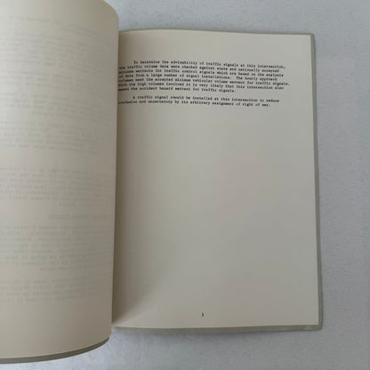 1959 Yuba City California Civil Engineering Traffic Study Report Document