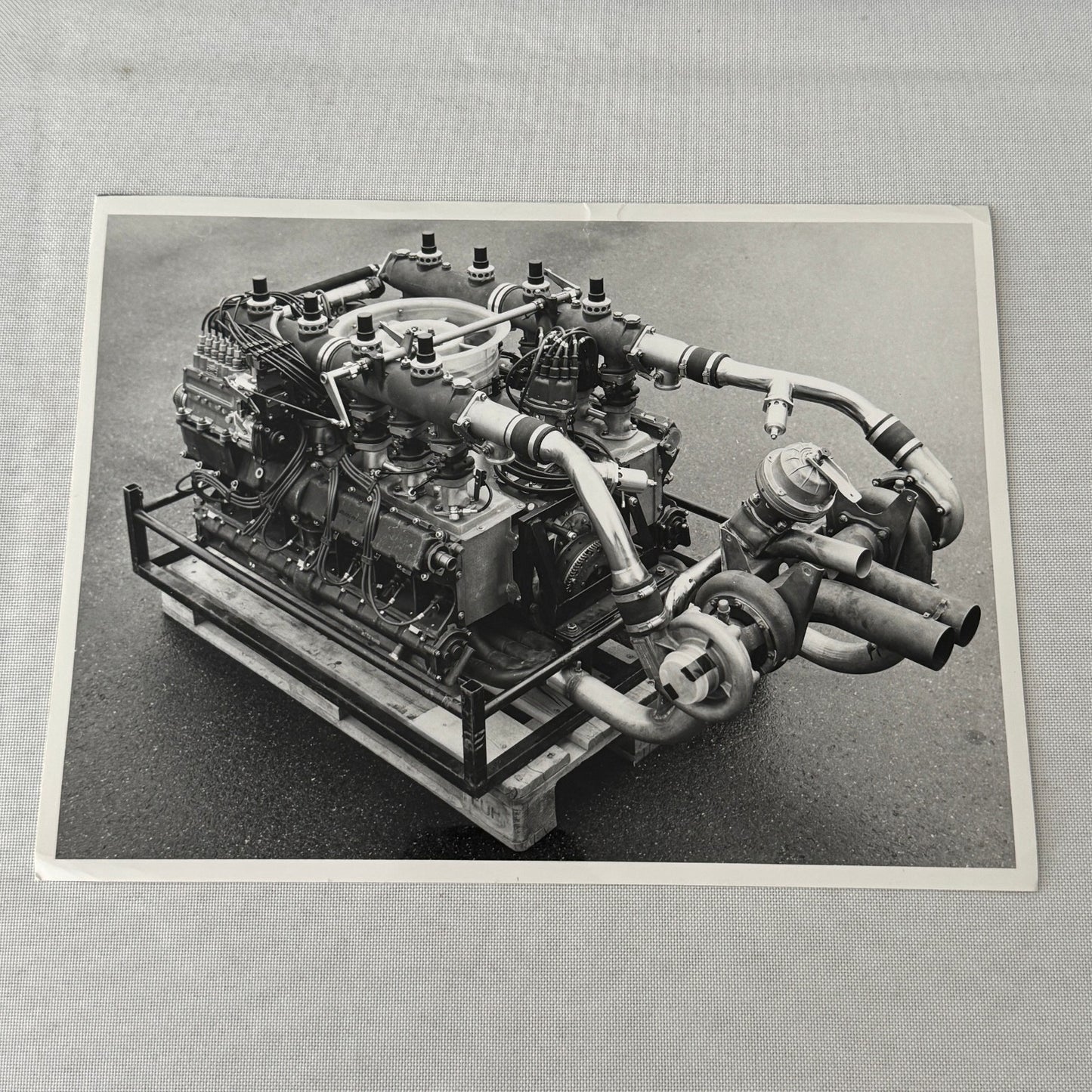 Porsche 917 Turbo Racing Engine Motor Photo Photograph Print Race Car