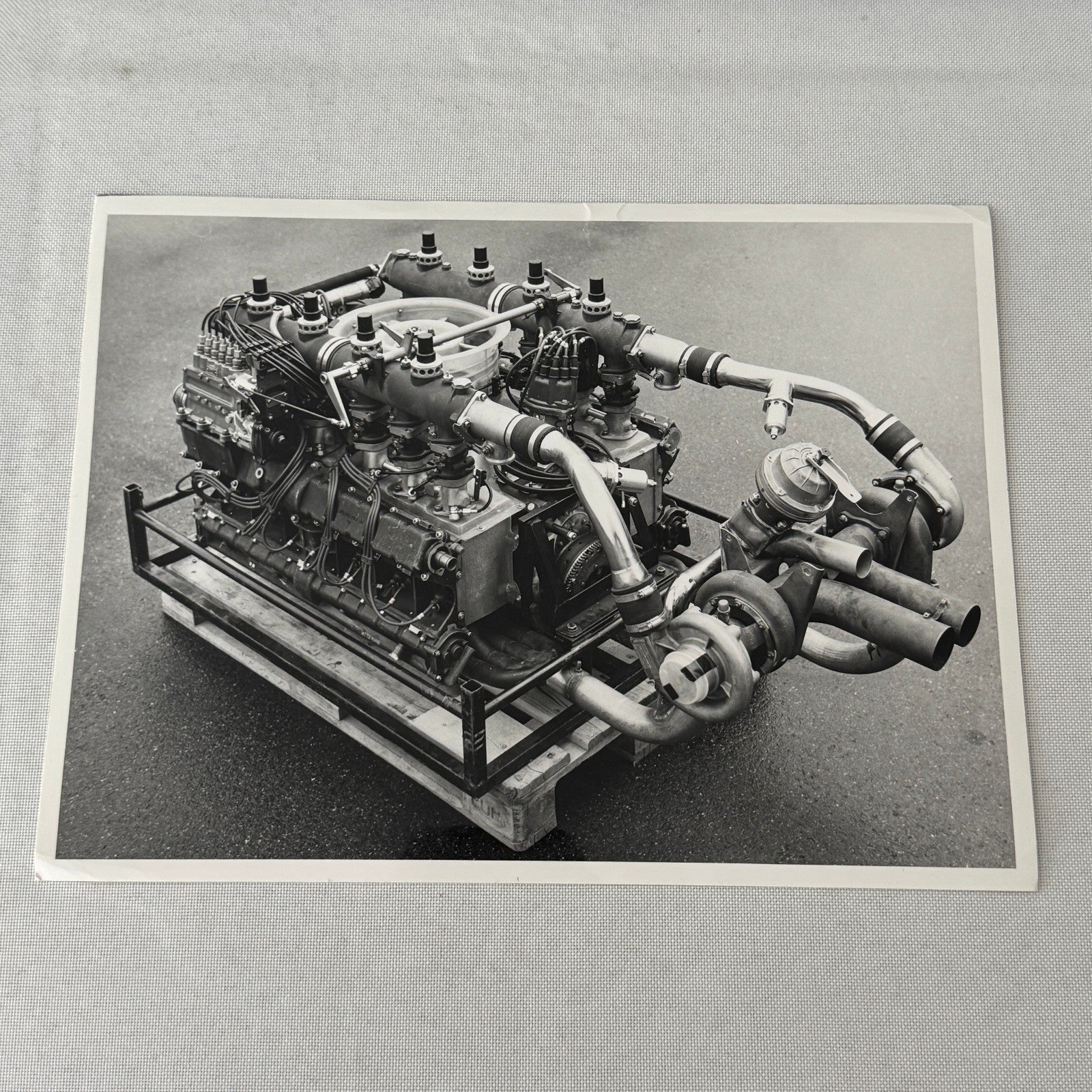 Porsche 917 Turbo Racing Engine Motor Photo Photograph Print Race Car