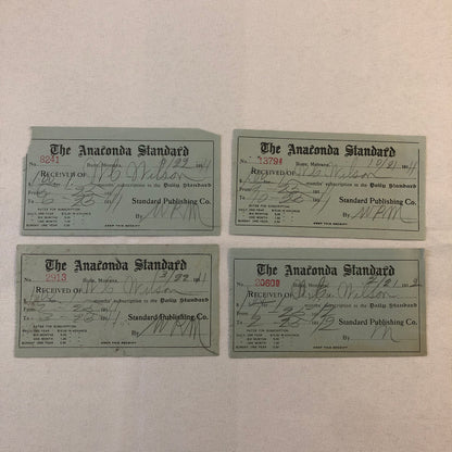 The Anaconda Standard Butte Montana Newspaper Document Ephemera Lot 16x 1910s