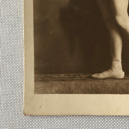 Circus Performer Dancer Acrobat Real Photo Postcard Post Card RPPC Photograph