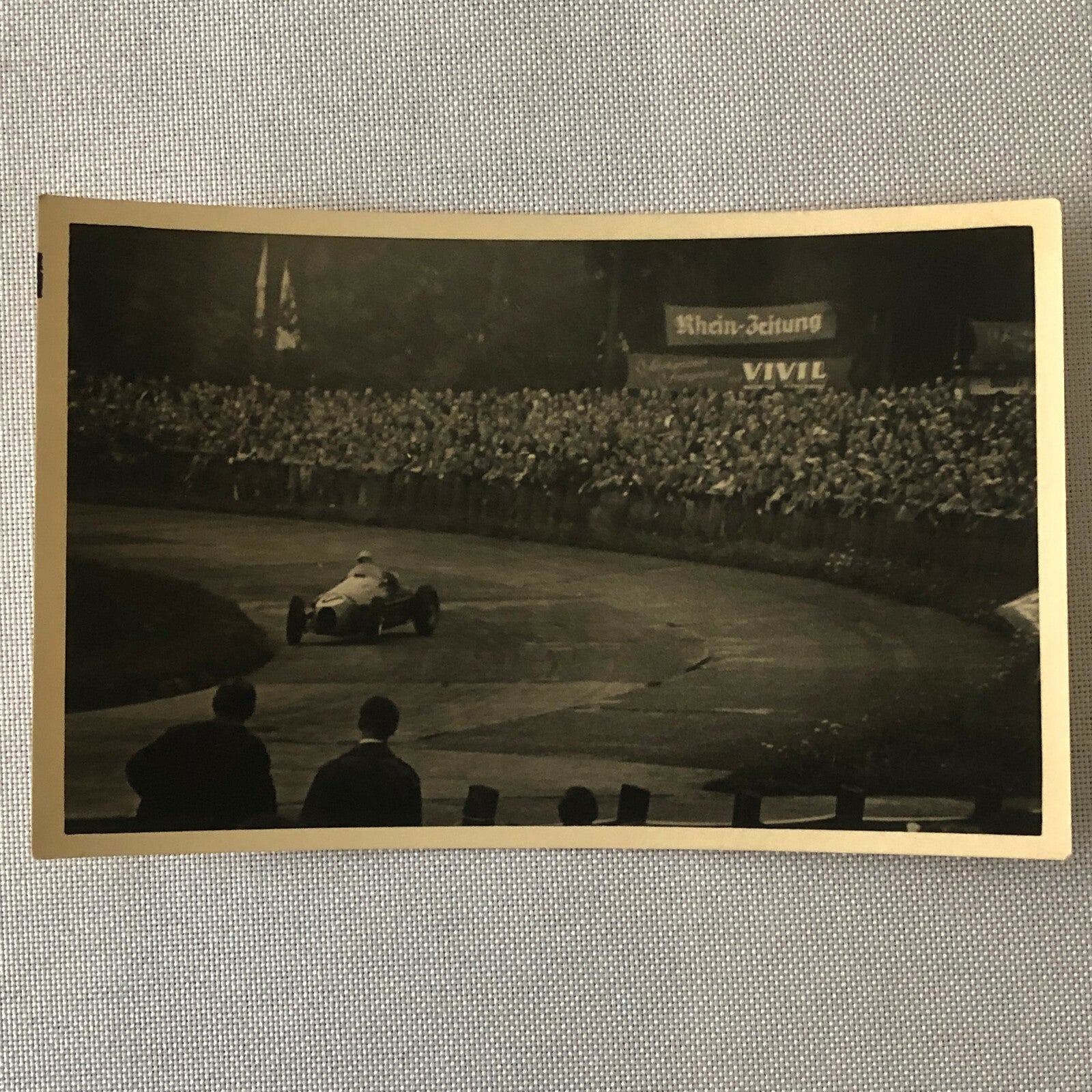Vintage Grand Prix Racing Car Driver Photo Photograph Print 