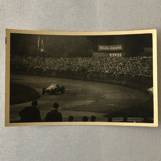 Vintage Grand Prix Racing Car Driver Photo Photograph Print 