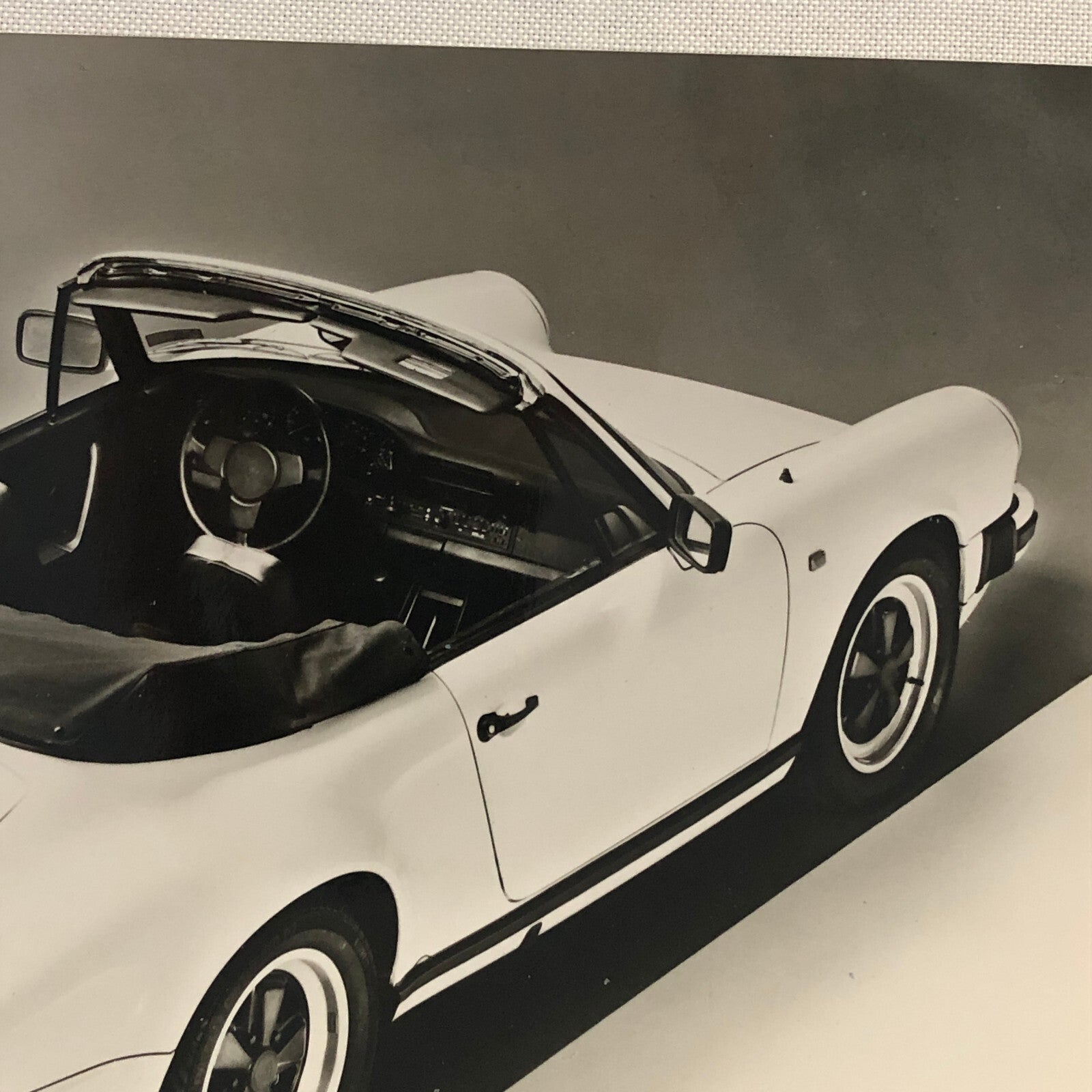 Vintage Porsche 911 SC Cabriolet Convertible Werkfoto Press Photo Photograph