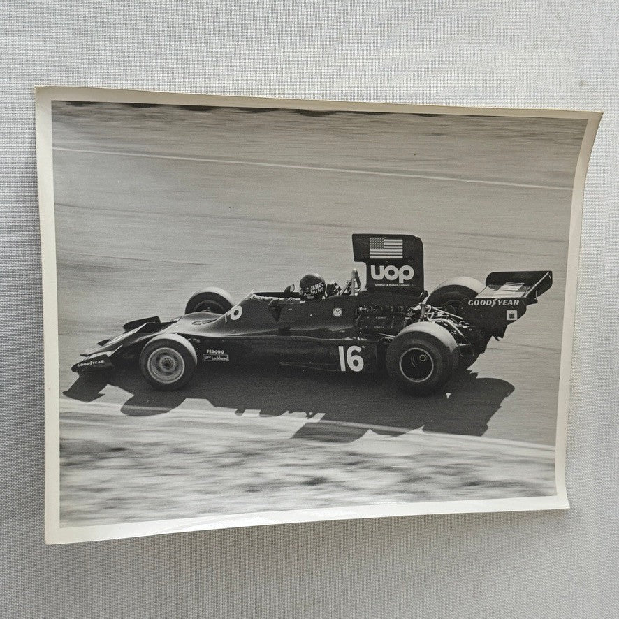 James Hunt Racing Photo UOP Car Vintage Motorsport Photograph Print