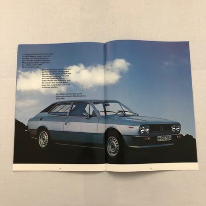 Lanica Beta HPE Car Sales Brochure Catalog Prospekt German Text European Market