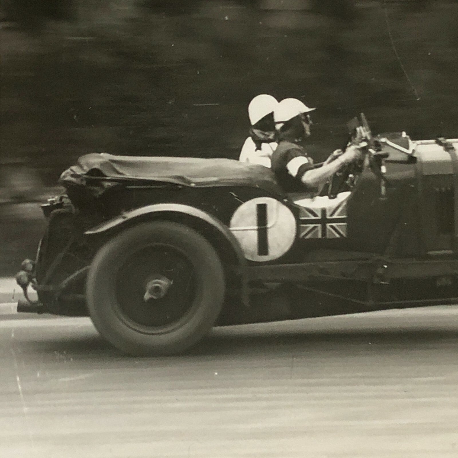Vintage Racing Car Photo Photograph Print - Bentley Car ? 