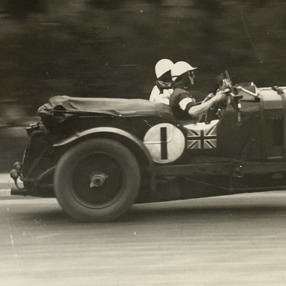 Vintage Racing Car Photo Photograph Print - Bentley Car ? 