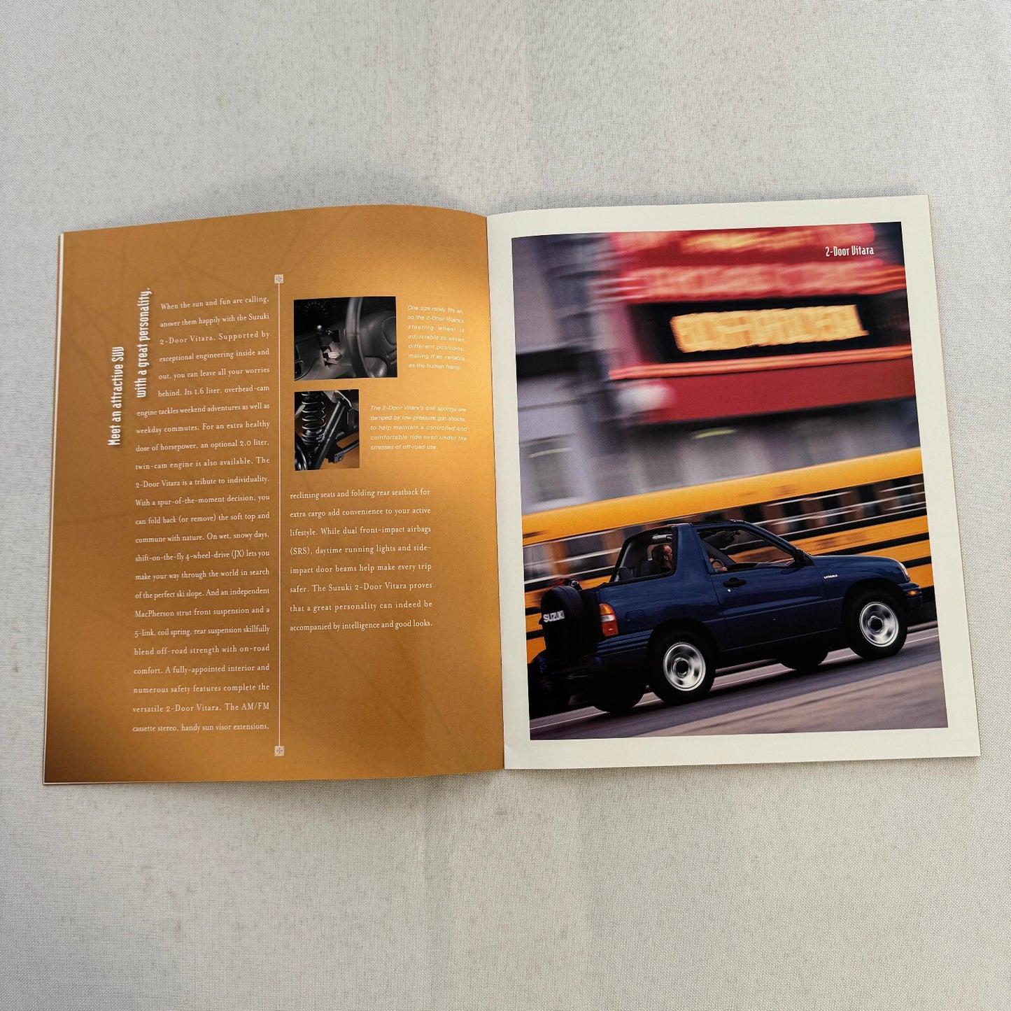 1999 Suzuki Sales Brochure Catalog Grand Vitara Esteem Wagon Swift