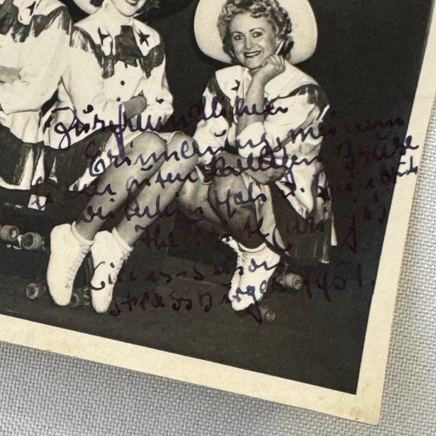 Vintage Circus Rollerskating Roller Skate Act Photo Photograph