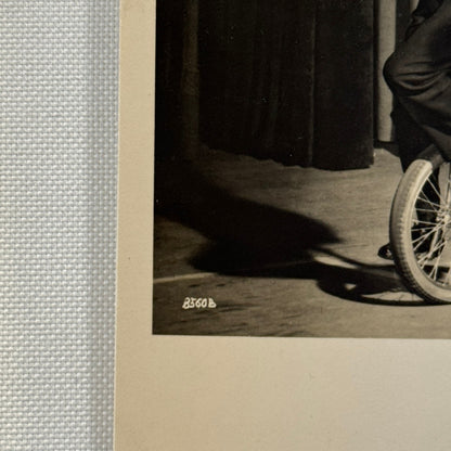 Circus Performer Balancing Act on Unicycle Photo Photograph Renellis