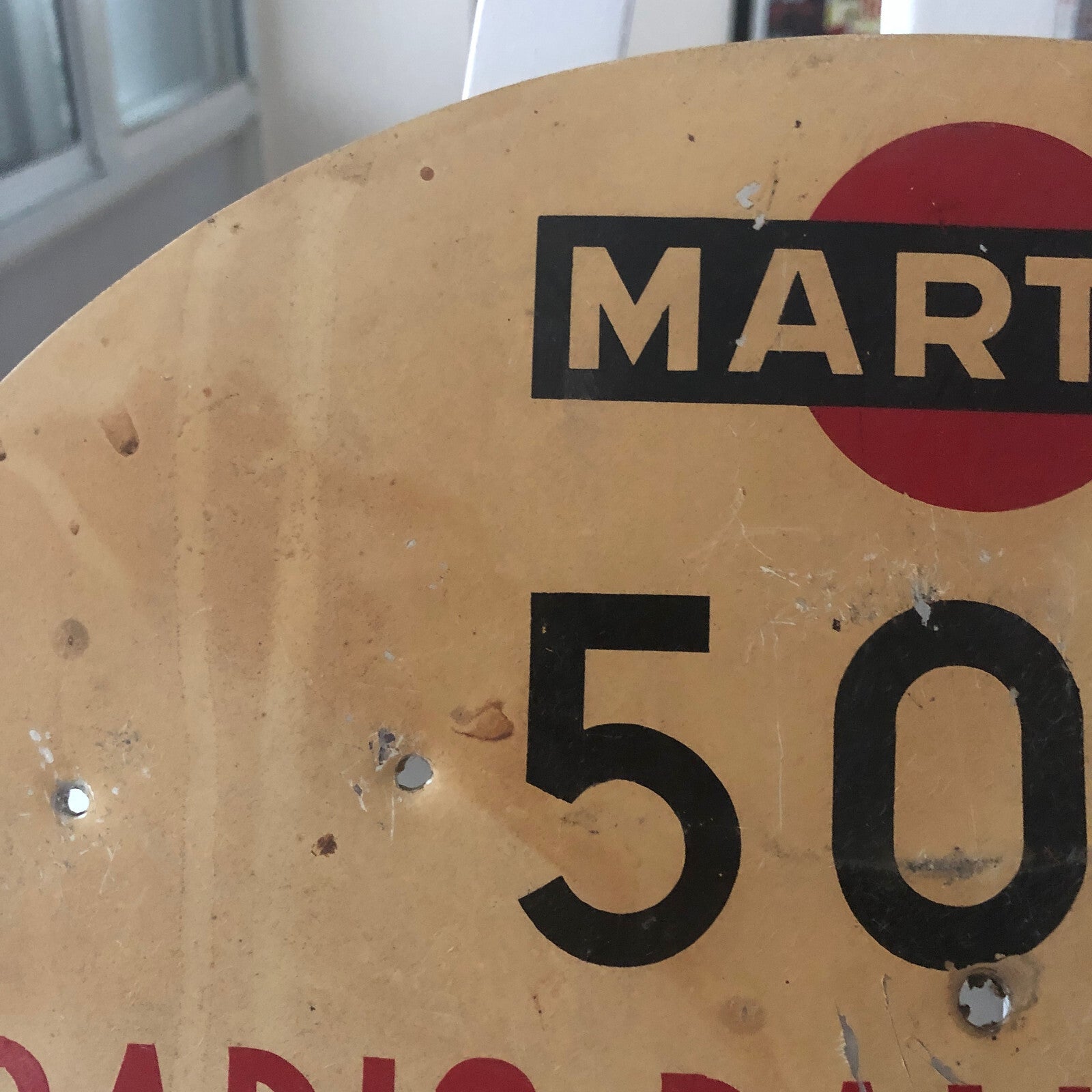 1962 Radio Rallye Car Rally Participant Plate w/ Martini Ad