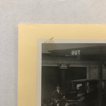 Vintage Ford Car Automobile Service Station Photo Photograph Print