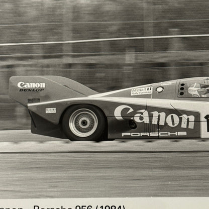 1984 Porsche 956 Canon Racing Car Factory Press Photo Photograph Print