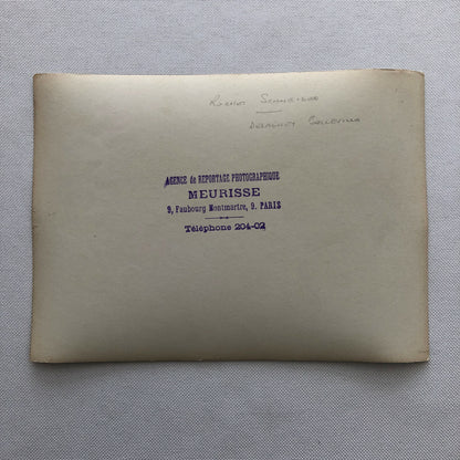 Antique Press Photo Photograph Agence Meurisse Paris Nice Rally Racing Car Cars