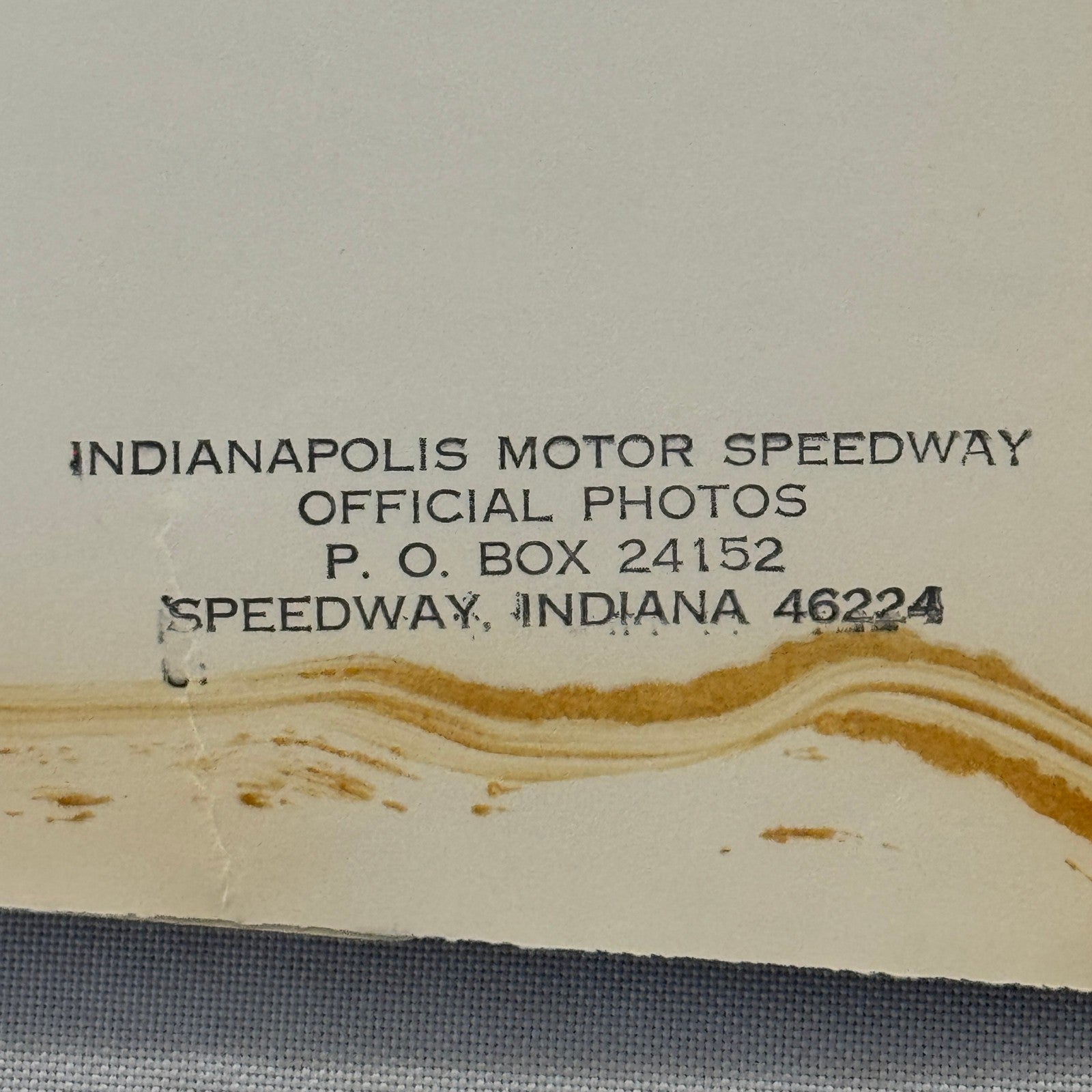 Vintage Racing Photo Photograph Jack Brabham 1964 Indianapolis Motor Speedway
