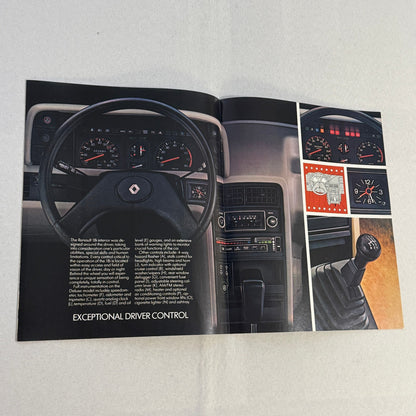 1981 Renault 18i Car Sales Brochure Catalog Vintage Advertising