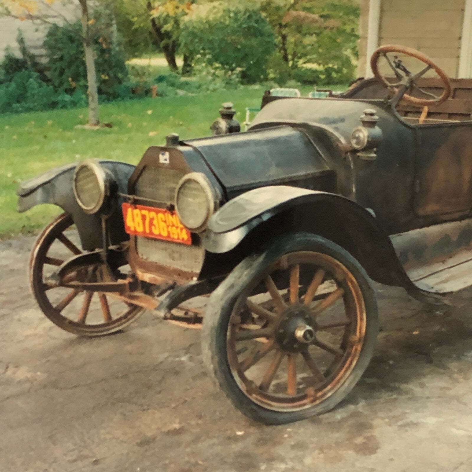 Vintage 1914 Buick Model B25 Barn Find Car Photo Photograph Print Lot of 3