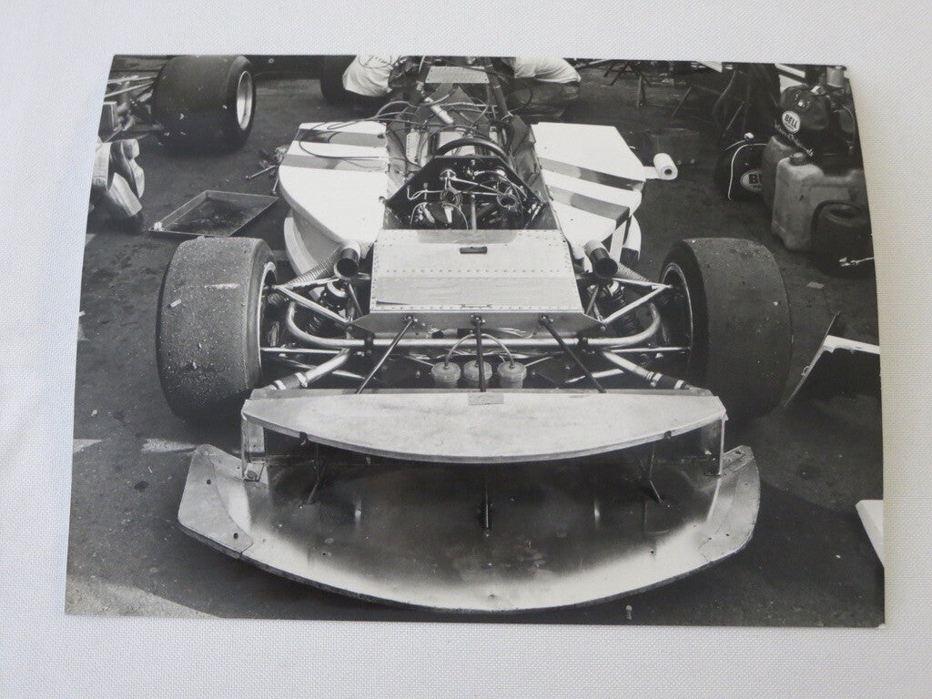 Vintage 1973 Austrian Grand Prix Racing Photograph Photo - James Hunt March Ford