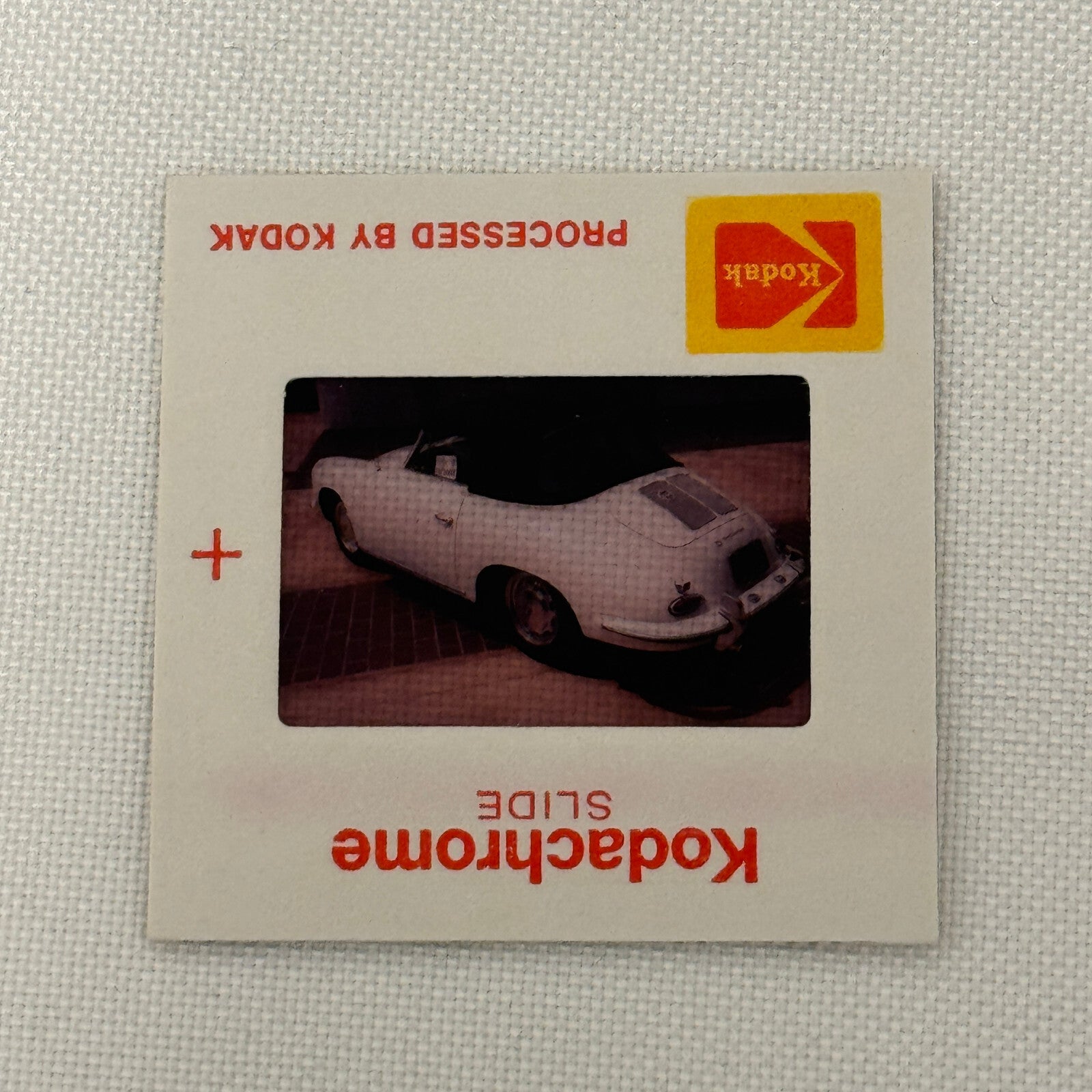 35MM Vintage Photo Slide Porsche 356 D Cabriolet Car 1977