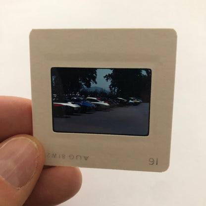 Porsche 911 Car Show 35mm Photo Slide Vintage 1981