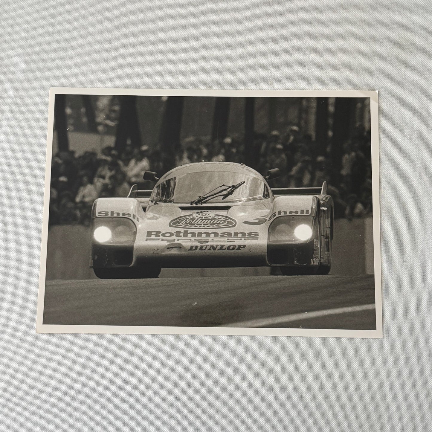 Porsche 956 Rothmans Racing Race Car Photo Photograph Print Vintage