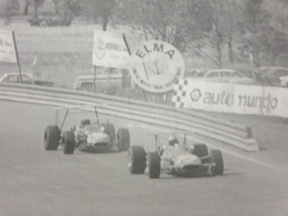 Vintage 1968 Car Racing Photo Photograph - Grand Prix Jochen Rindt +