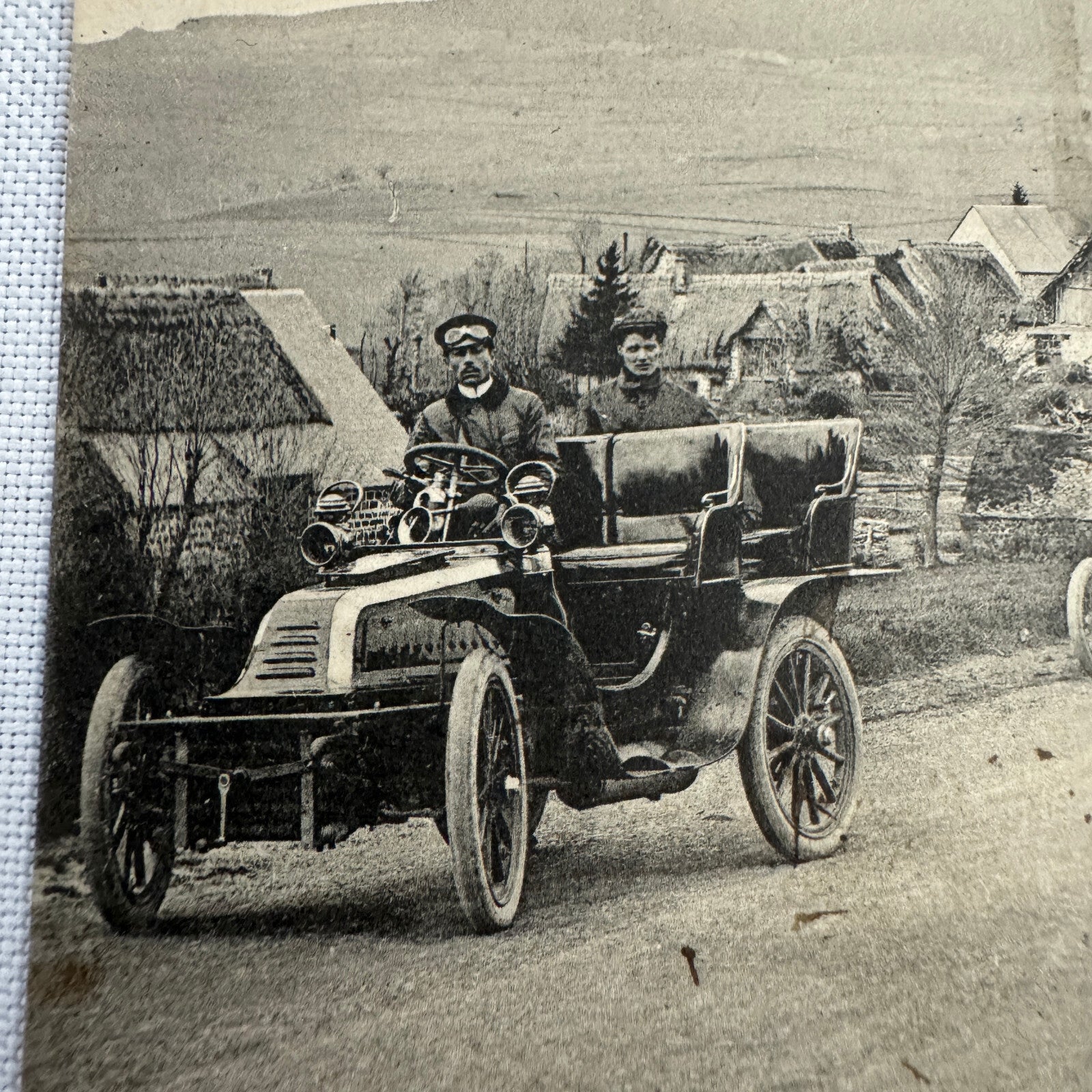 1905 Gordon Bennet Cup Circuit D'Auvergne Postcard Post Card Vintage Posted