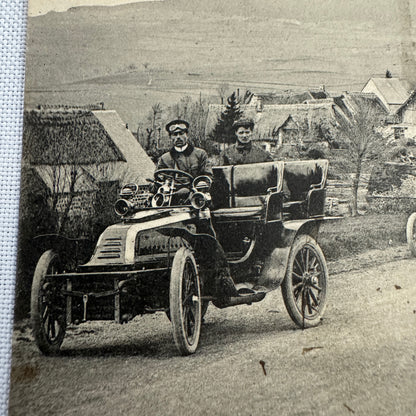 1905 Gordon Bennet Cup Circuit D'Auvergne Postcard Post Card Vintage Posted
