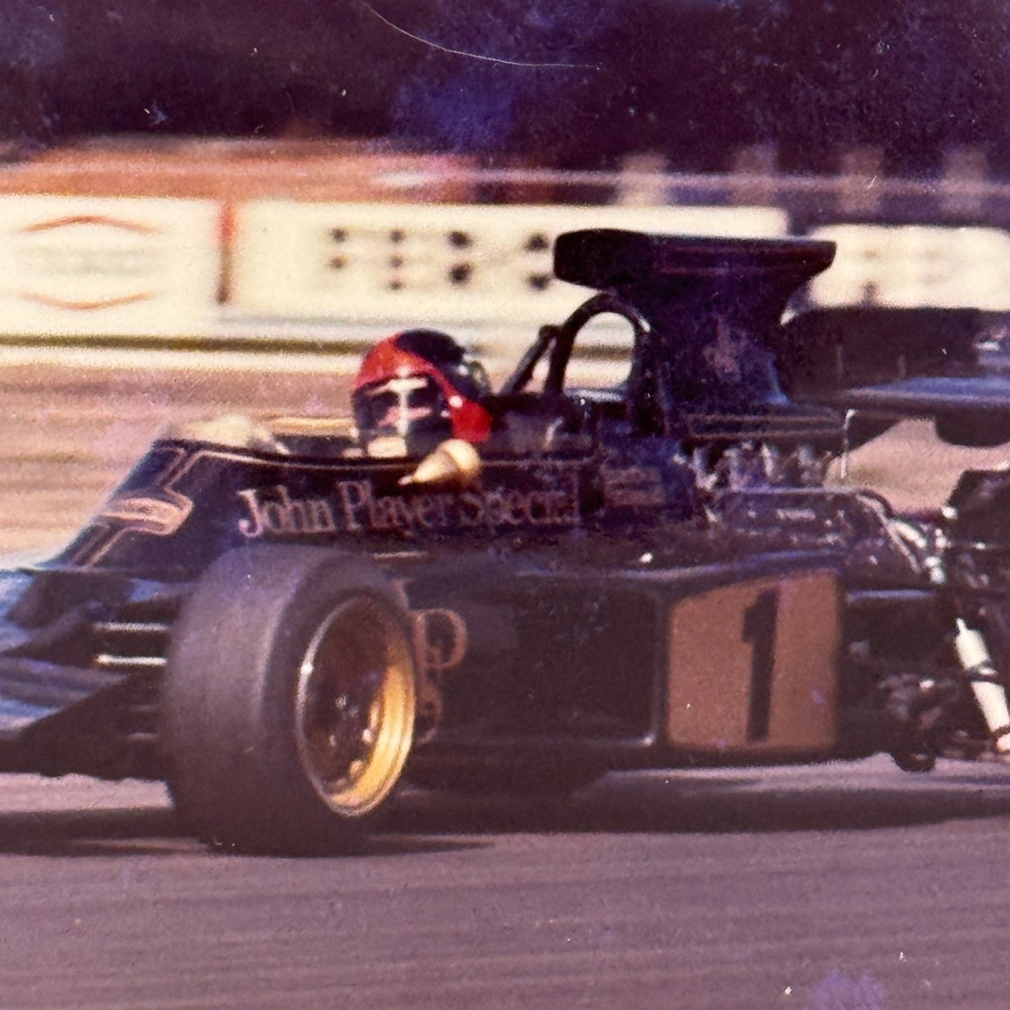 Vintage Emerson Fittipaldi Racing Driver Photo Photograph Lotus Car F1