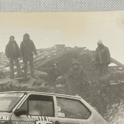1980 Rallye Monte Carlo Press Photo Photograph DPPI Fiat Ritmo 75 Car Rally