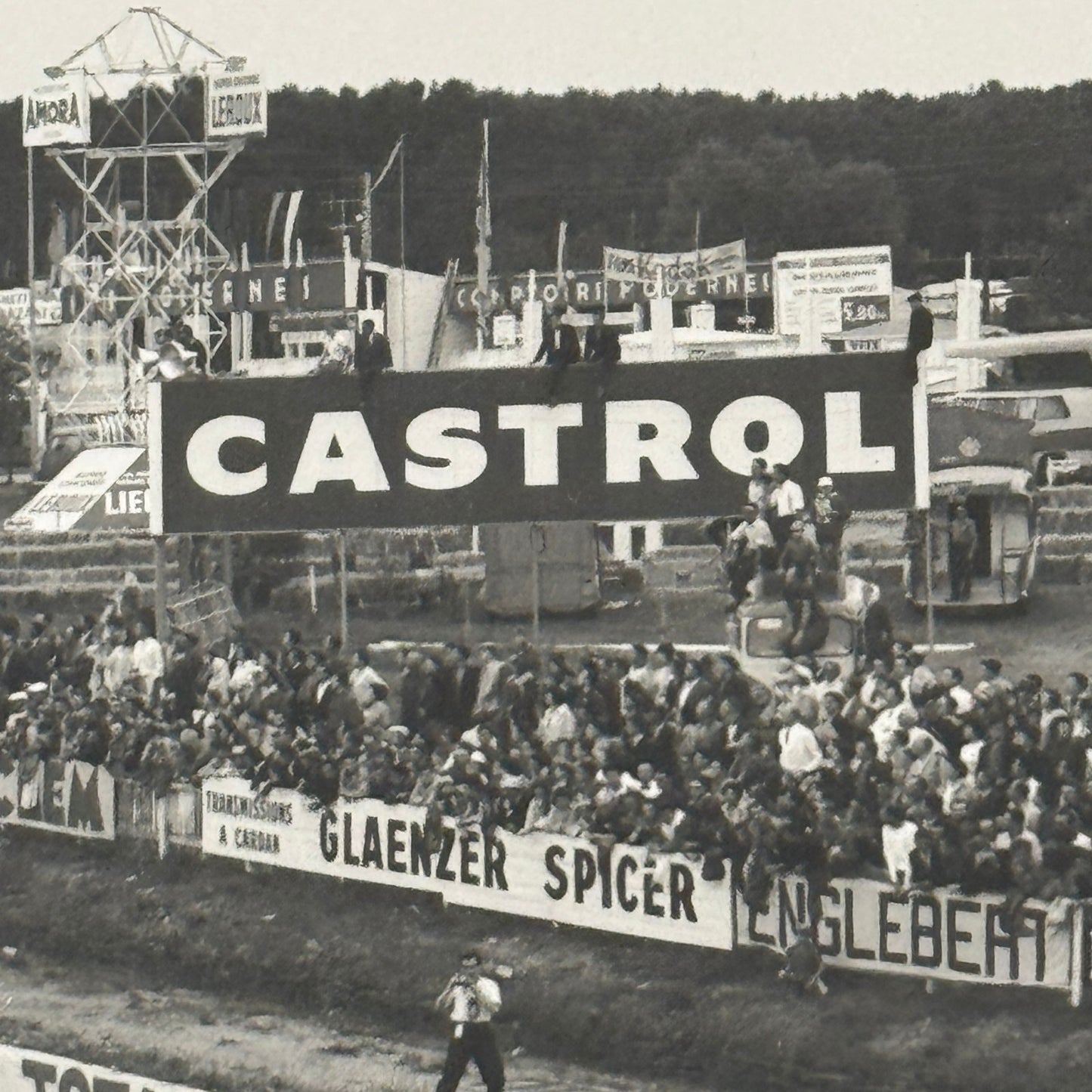 1960 LeMans Racing Photo Photograph Vintage Image Modern Print