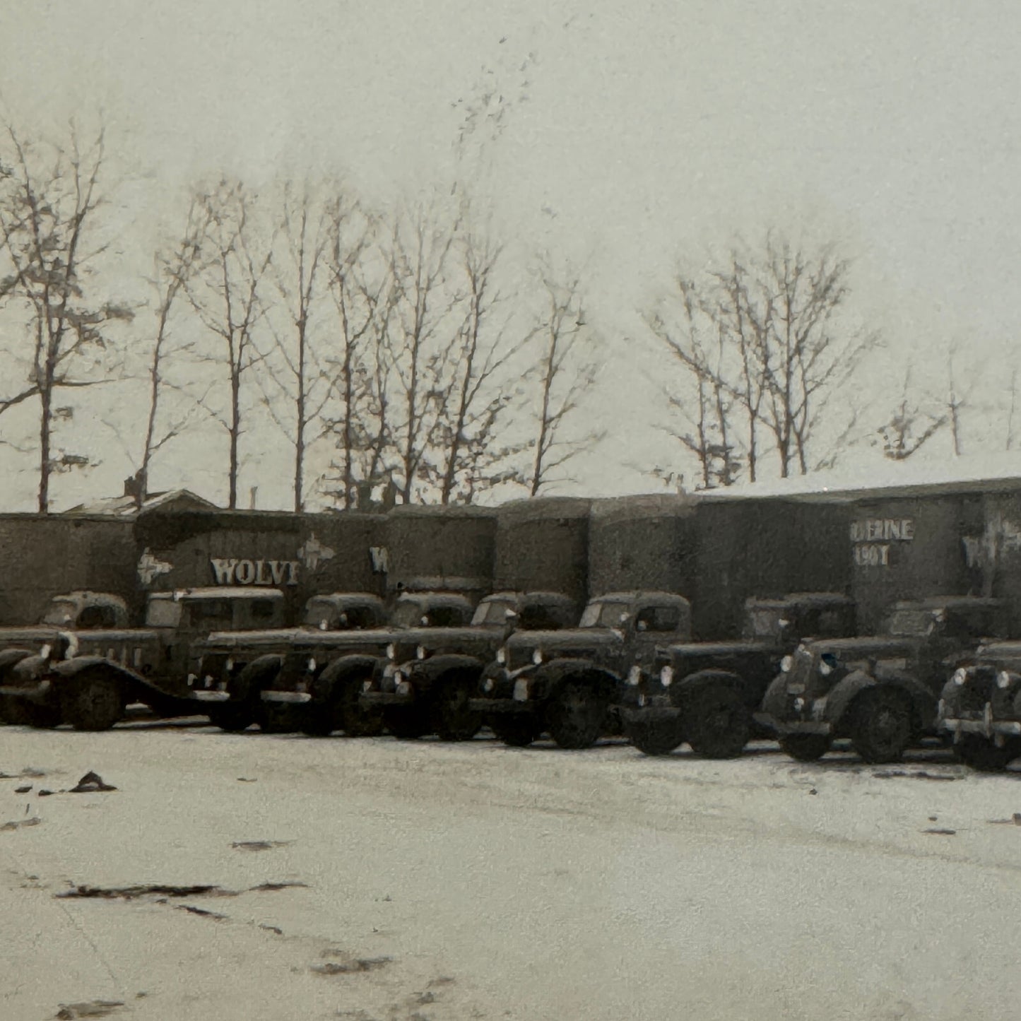 Muskegon Michigan Wolverine Express Truck Building Company Photo Photograph