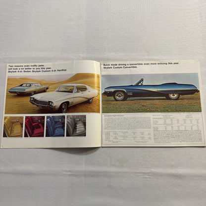 1968 Buick Sales Brochure Catalog GS400 GS350 Skylark Wildcat Electra Riviera +