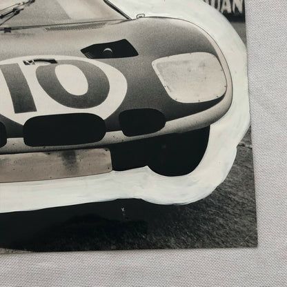 Vintage 1964 Ford GT40 LeMans Racing Press Photo Photograph Publifoto