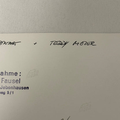 Vintage Racing Photo 1971 Austrian Grand Prix Jackie Stewart Teddy Meier