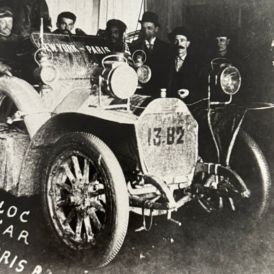 1908 New York To Paris Racing Photograph Race Photo Vintage Image Modern Print